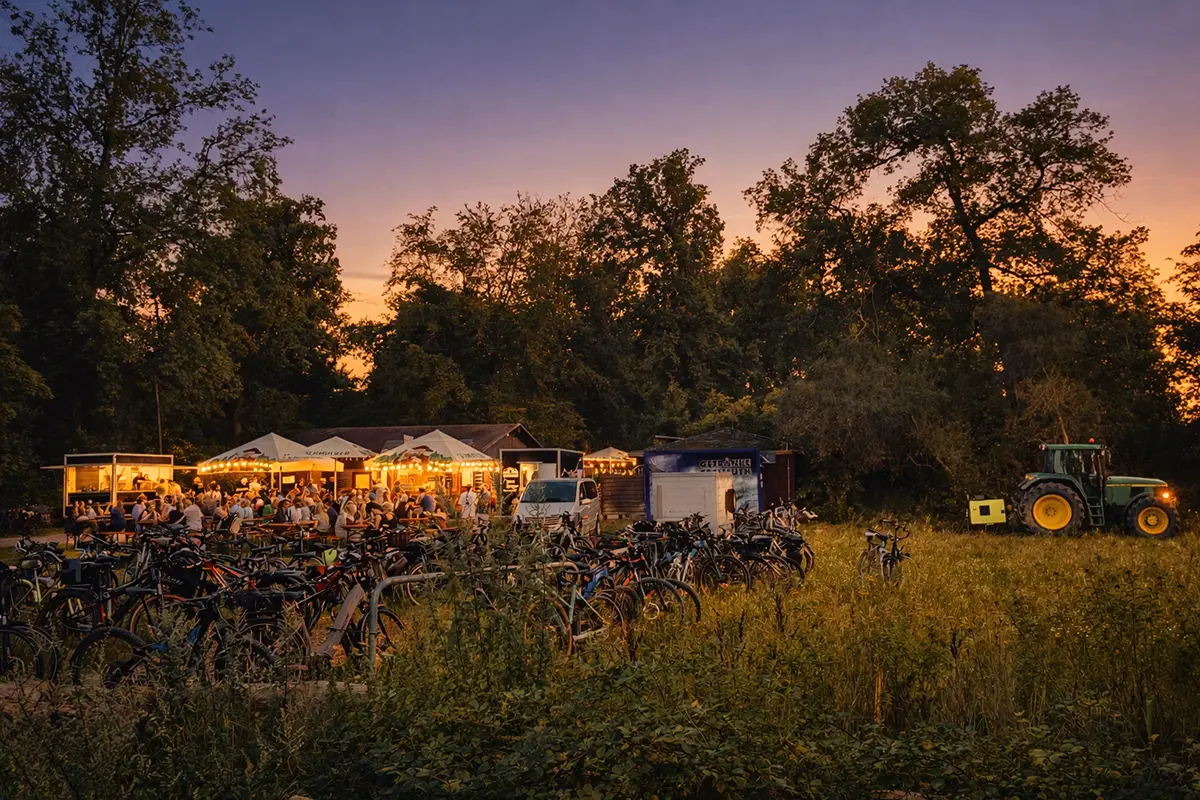 Atmosphäre beim Wein mit Freunden